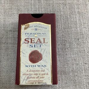 New Stuart Houghton Personal Seal Set With Wax
